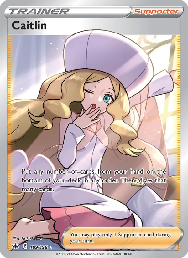 Caitlin Holo 189/198 Chilling Reign Pokémon Card