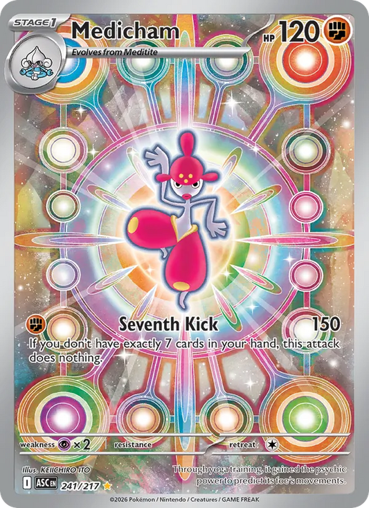Medicham Holo 241/217 Ascended Heroes Pokémon Card