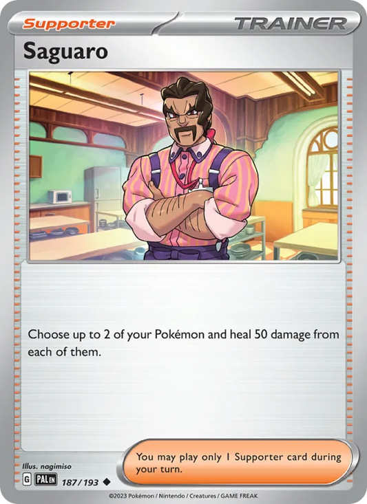 Saguaro Normal 187/193 Paldea Evolved Pokémon Card