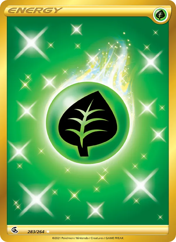 Grass Energy Holo 283/264 Fusion Strike Pokémon Card