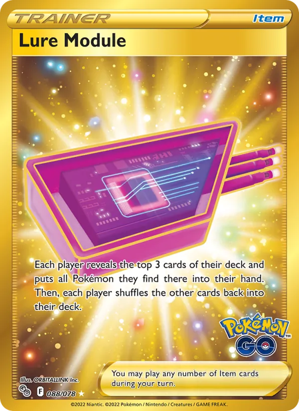 Lure Module Holo 088/78 Pokémon GO Pokémon Card