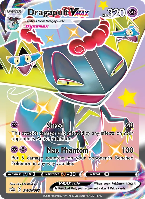 Dragapult VMAX Holo WH097/307 SWSH Black Star Promos Pokémon Card