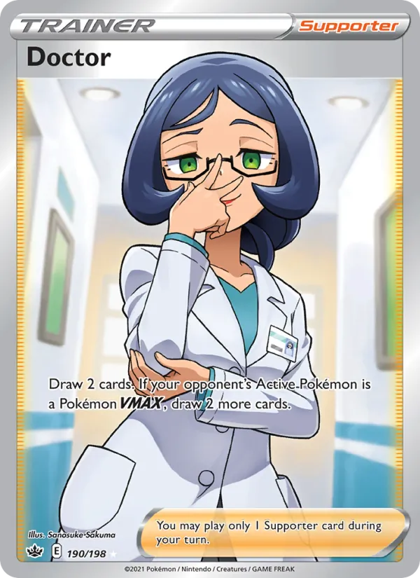 Doctor Holo 190/198 Chilling Reign Pokémon Card