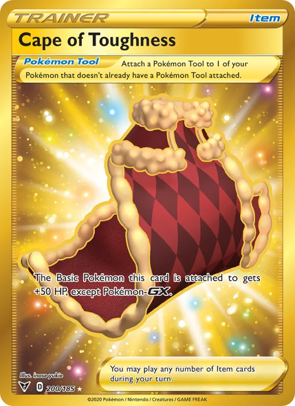 Cape of Toughness Holo 200/185 Vivid Voltage Pokémon Card