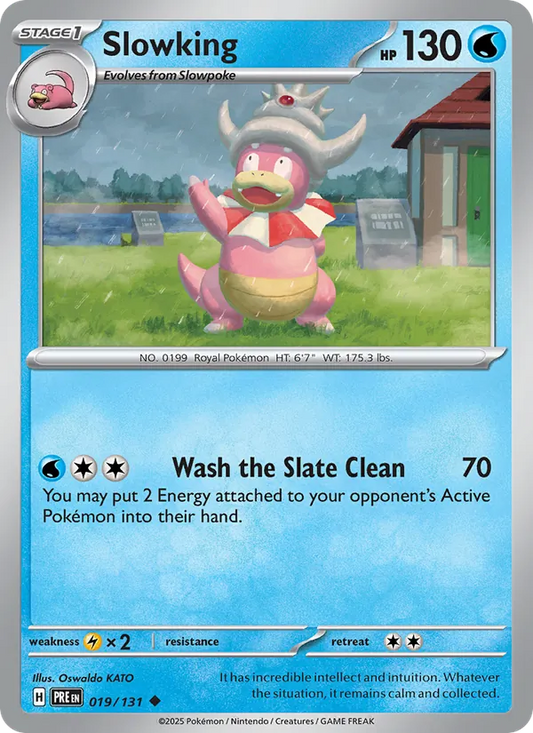 Slowking Normal 019/131 Prismatic Evolutions Pokémon Card