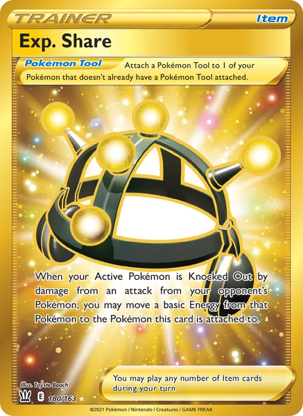 Exp. Share Holo 180/163 Battle Styles Pokémon Card