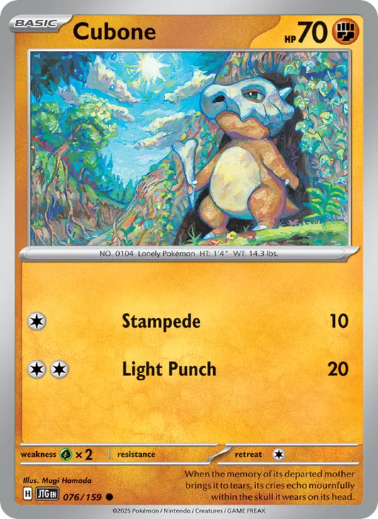 Cubone (JTG) 076