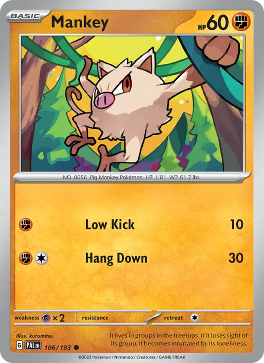 Mankey (PAL) 106