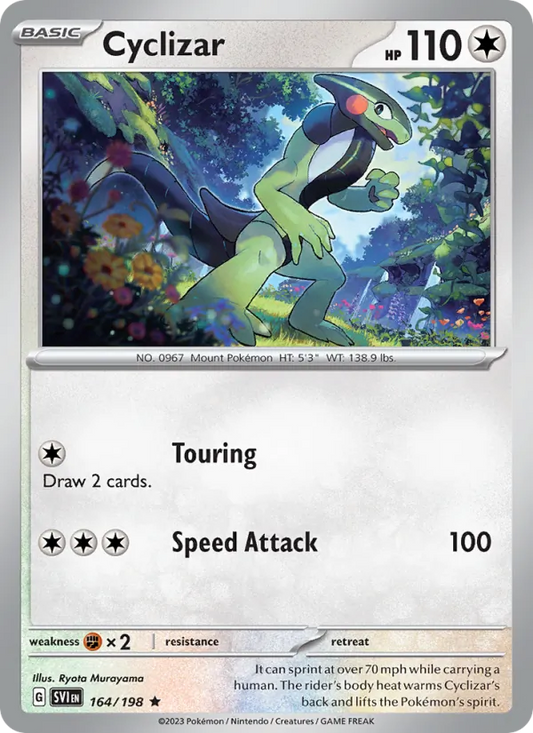Cyclizar Holo 164/198 Scarlet & Violet Pokémon Card