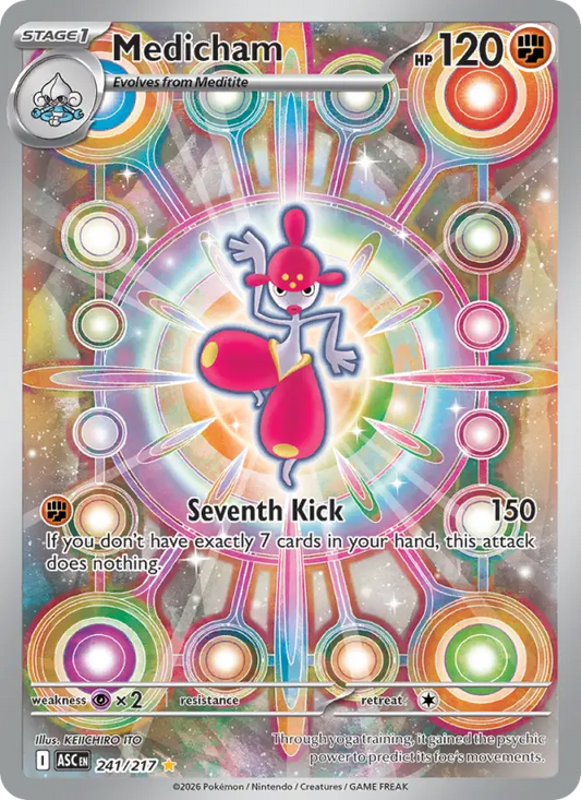 Medicham Holo 241/217 Ascended Heroes Pokémon Card