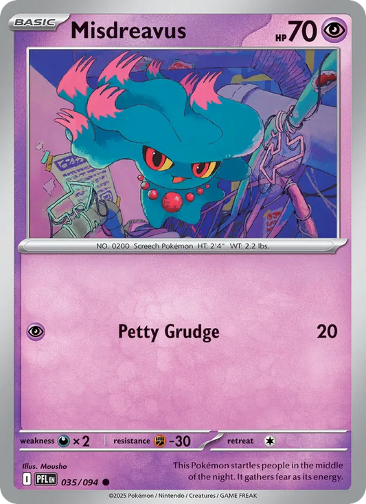 Misdreavus Normal 035/94 Phantasmal Flames Pokémon Card