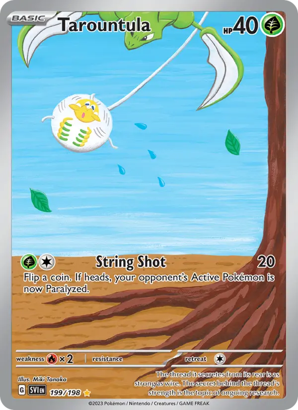 Tarountula Holo 199/198 Scarlet & Violet Pokémon Card