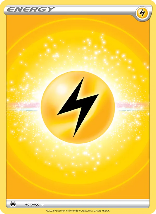 Lightning Energy Holo 155/159 Crown Zenith Pokémon Card