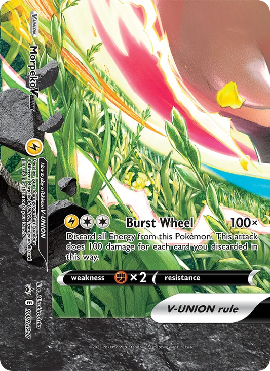 Morpeko V-UNION Holo WH217/307 SWSH Black Star Promos Pokémon Card