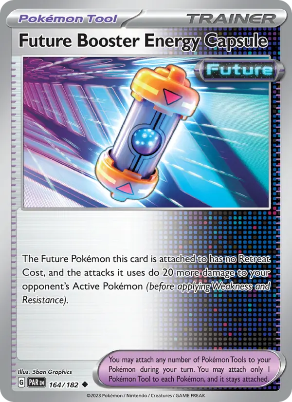 Future Booster Energy Capsule Reverse Holo 164/182 Paradox Rift Pokémon Card