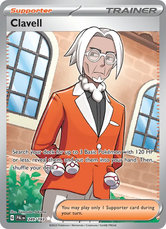 Clavell Holo 249/193 Paldea Evolved Pokémon Card