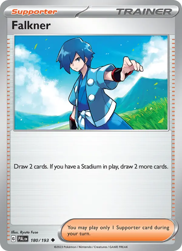 Falkner Non-Foil 180/193 Paldea Evolved Pokémon Card