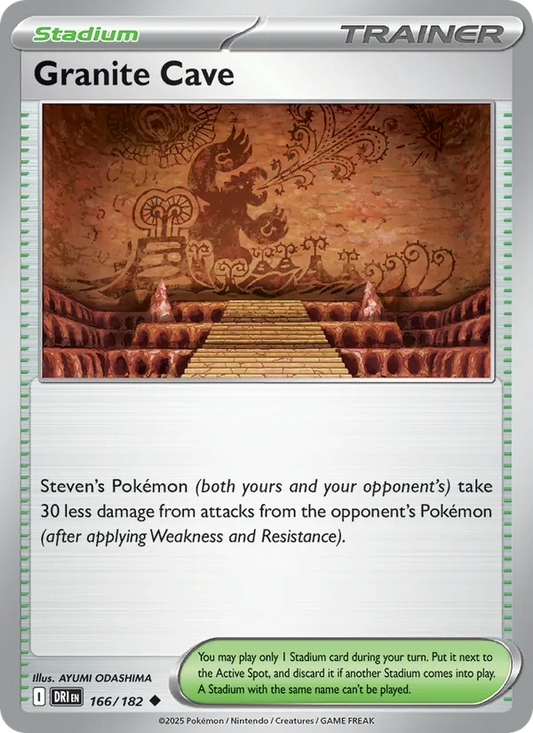 Granite Cave Normal 166/182 Destined Rivals Pokémon Card
