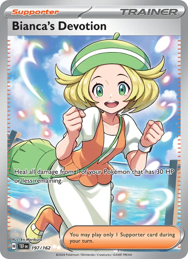 Bianca's Devotion Holo 197/162 Temporal Forces Pokémon Card