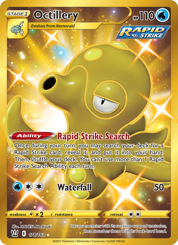 Octillery Holo 178/163 Battle Styles Pokémon Card