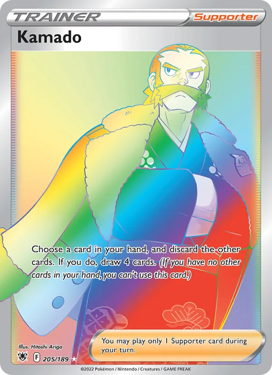 Kamado Holo 205/189 Astral Radiance Pokémon Card