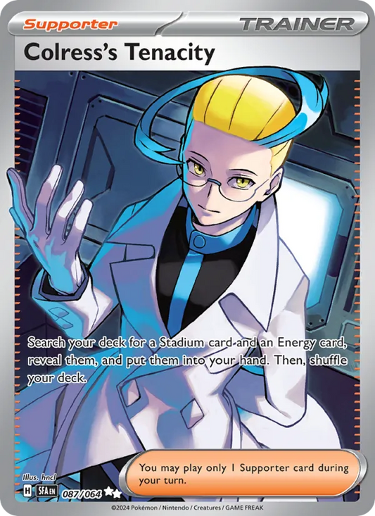 Colress's Tenacity Holo 087/64 Shrouded Fable Pokémon Card