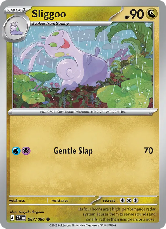Sliggoo Normal 067/86 Chaos Rising Pokémon Card
