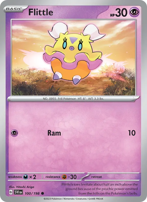 Flittle Non-Foil 100/198 Scarlet & Violet Pokémon Card