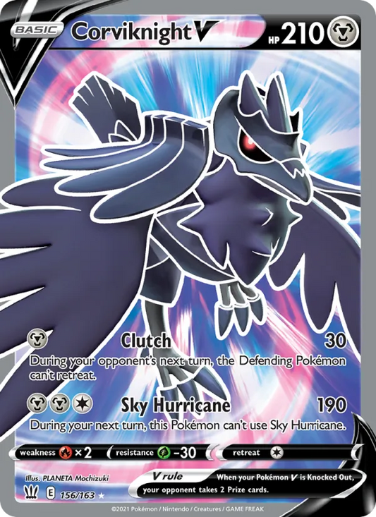 Corviknight V Holo 156/163 Battle Styles Pokémon Card