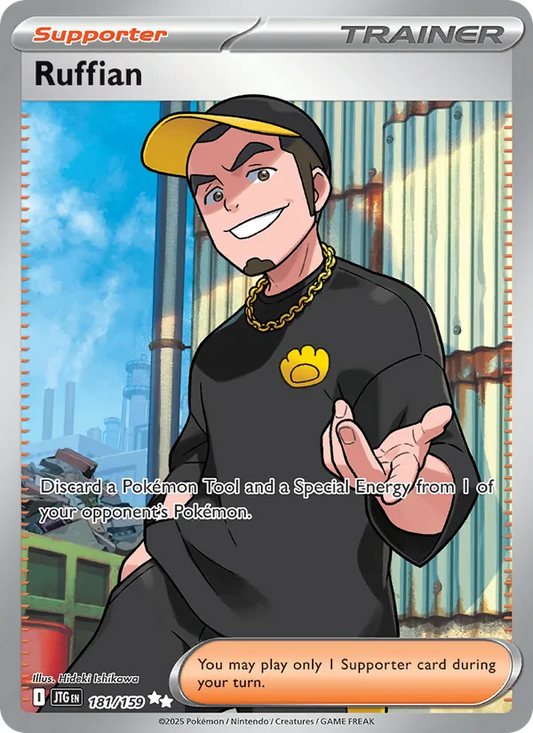 Ruffian Holo 181/159 Journey Together Pokémon Card