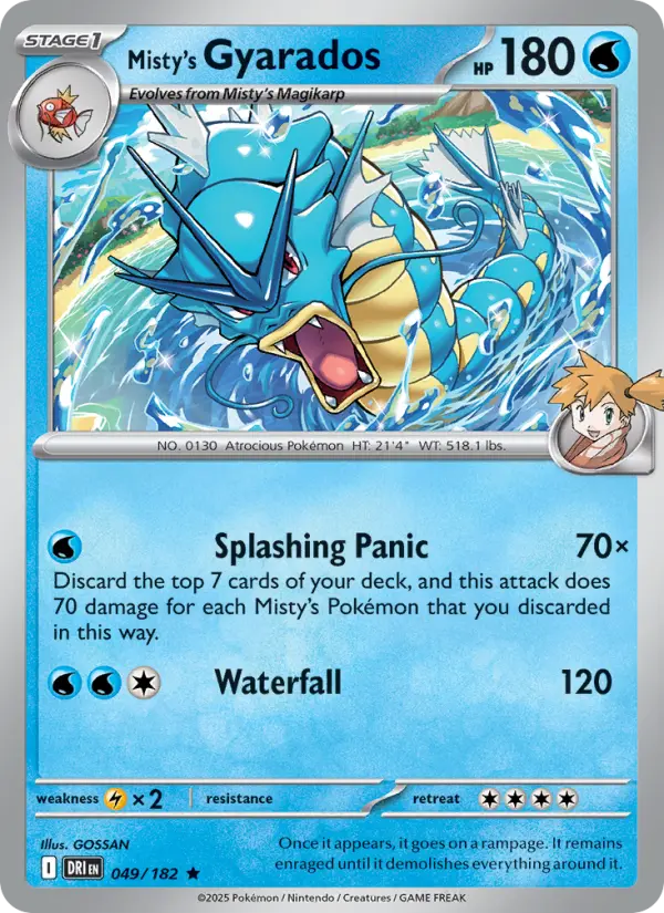 Misty's Gyarados (DRI) 049