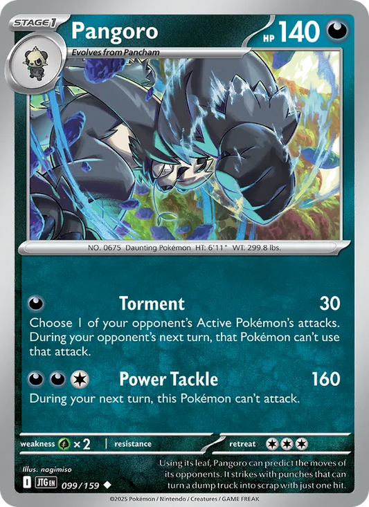 Pangoro Normal 099/159 Journey Together Pokémon Card