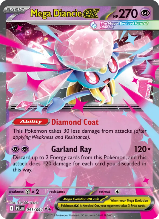 Mega Diancie ex (PFL) 041