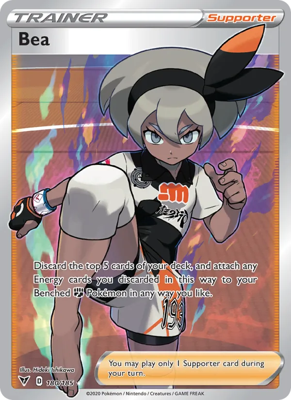 Bea Holo 180/185 Vivid Voltage Pokémon Card