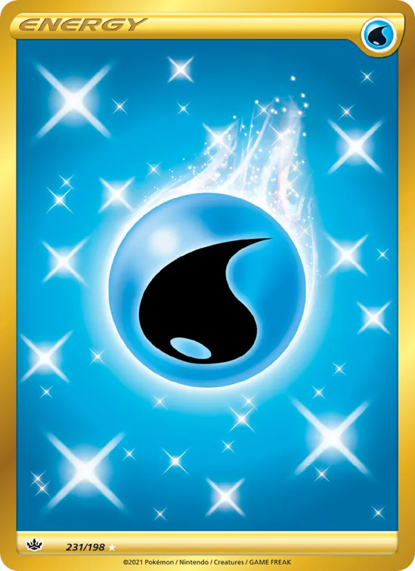 Water Energy Holo 231/198 Chilling Reign Pokémon Card