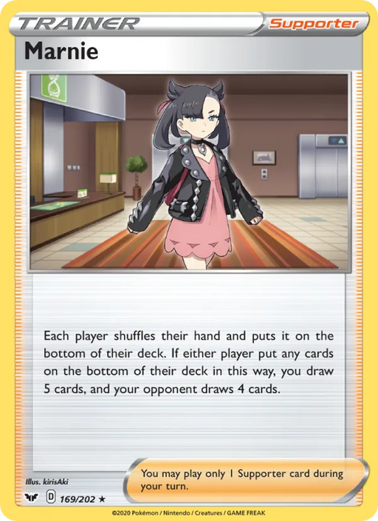 Marnie Holo 169/202 Sword & Shield Pokémon Card