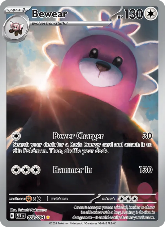 Bewear Holo 079/64 Shrouded Fable Pokémon Card