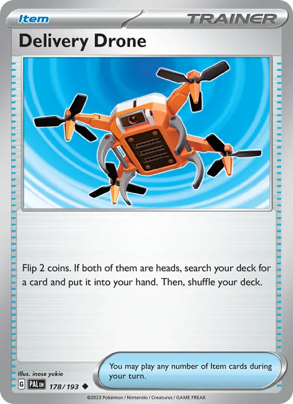 Delivery Drone Non-Foil 178/193 Paldea Evolved Pokémon Card