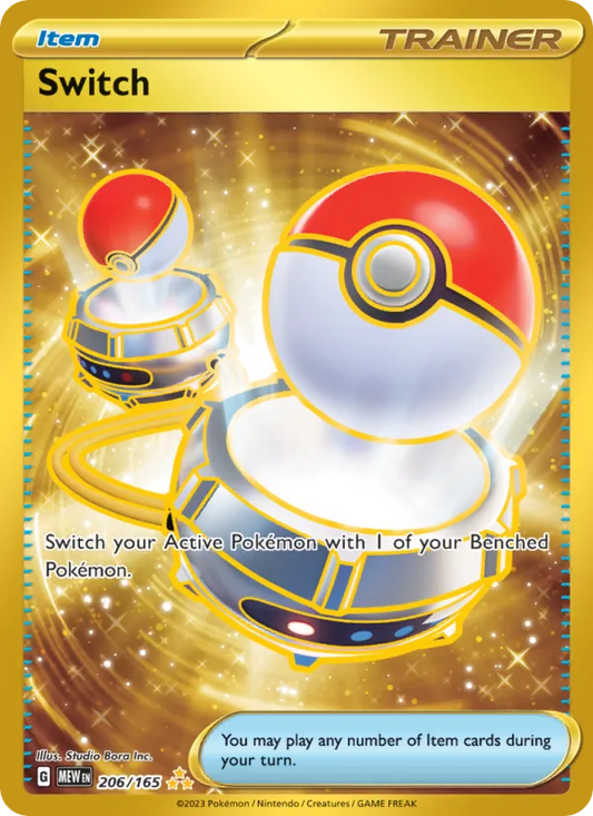 Switch Holo 206/165 151 Pokémon Card