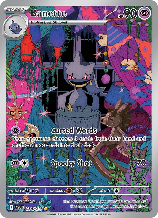 Banette Holo 234/217 Ascended Heroes Pokémon Card