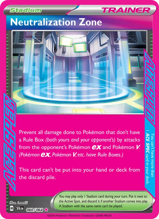 Neutralization Zone Holo 060/64 Shrouded Fable Pokémon Card