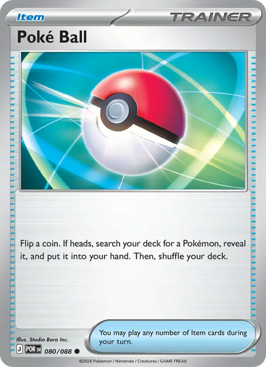 Poké Ball Reverse Holo 080/88 Perfect Order Pokémon Card