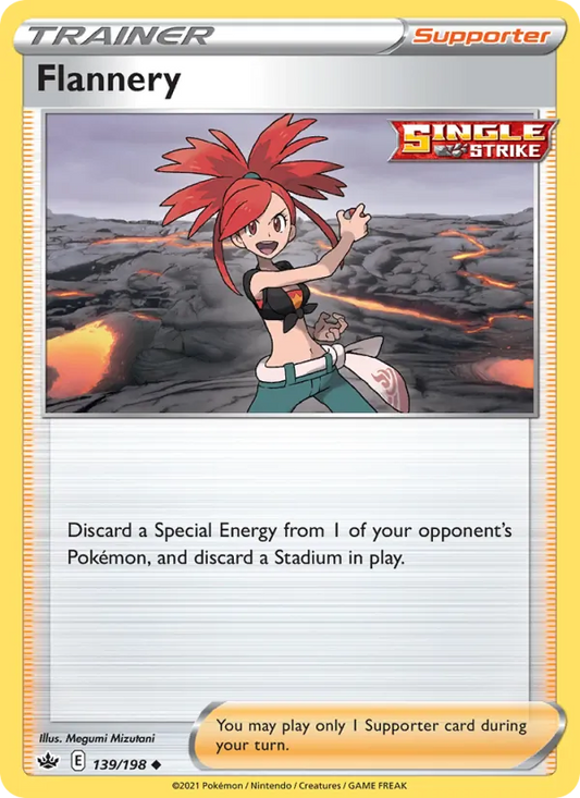 Flannery Normal 139/198 Chilling Reign Pokémon Card