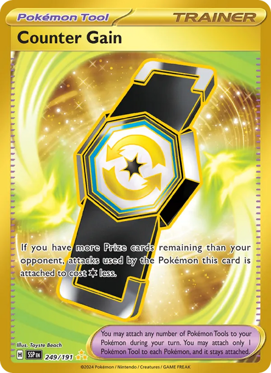Counter Gain Holo 249/191 Surging Sparks Pokémon Card