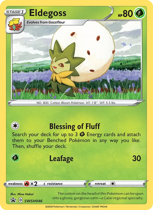 Eldegoss Holo WH046/307 SWSH Black Star Promos Pokémon Card