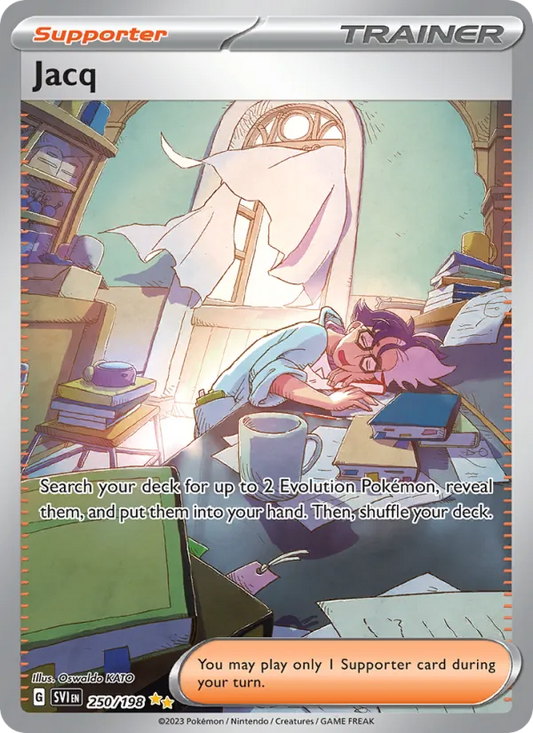 Jacq Holo 250/198 Scarlet & Violet Pokémon Card