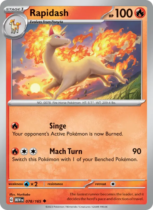 Rapidash (MEW) 078