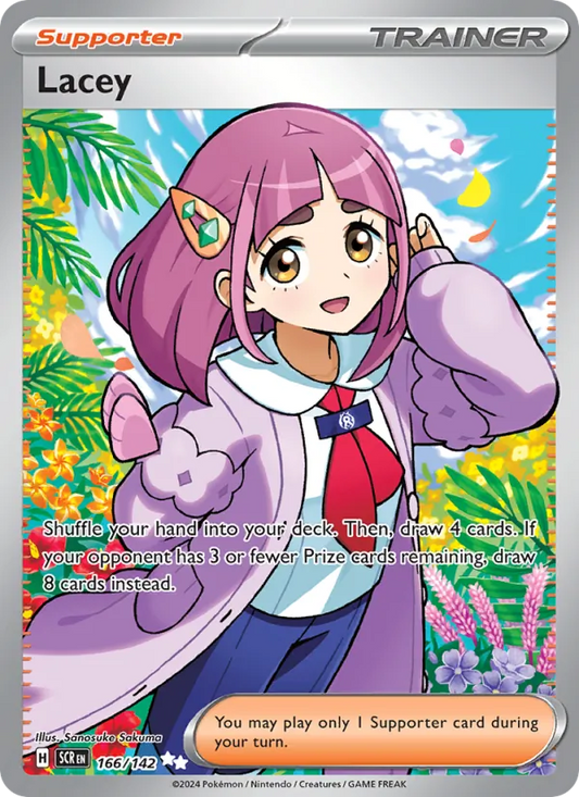 Lacey Holo 166/142 Stellar Crown Pokémon Card