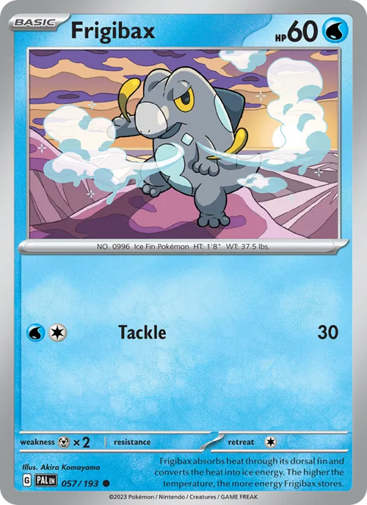 Frigibax Normal 057/193 Paldea Evolved Pokémon Card