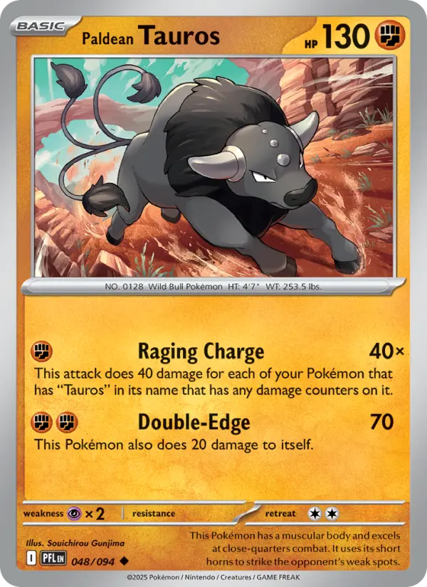 Paldean Tauros (PFL) 048